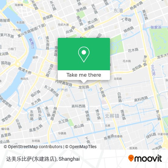 达美乐比萨(东建路店) map