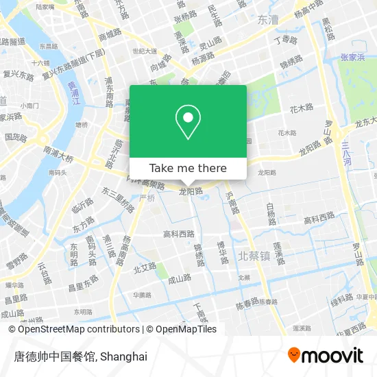 唐德帅中国餐馆 map