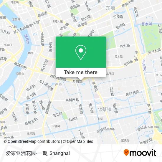 爱家亚洲花园-一期 map