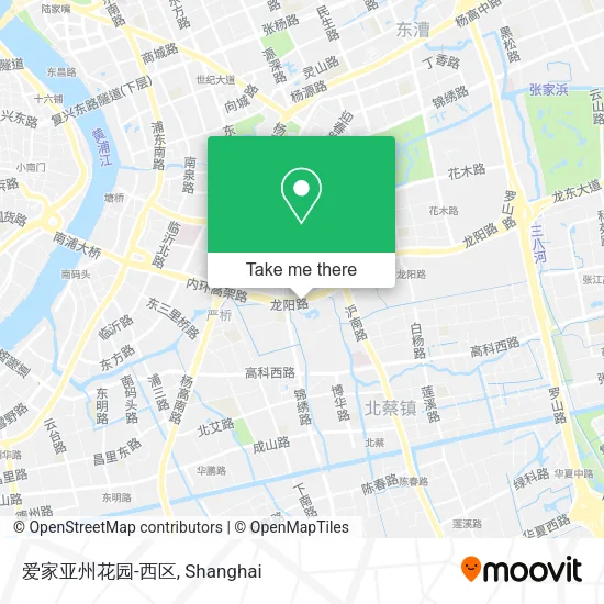 爱家亚州花园-西区 map
