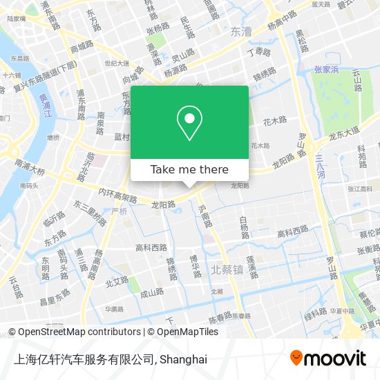 上海亿轩汽车服务有限公司 map
