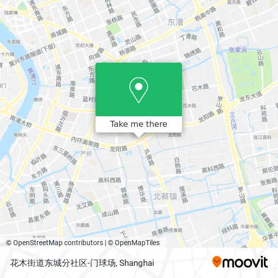 花木街道东城分社区-门球场 map