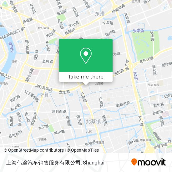 上海伟途汽车销售服务有限公司 map