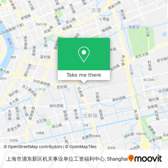 上海市浦东新区机关事业单位工资福利中心 map