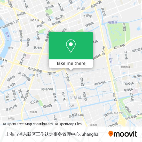 上海市浦东新区工伤认定事务管理中心 map