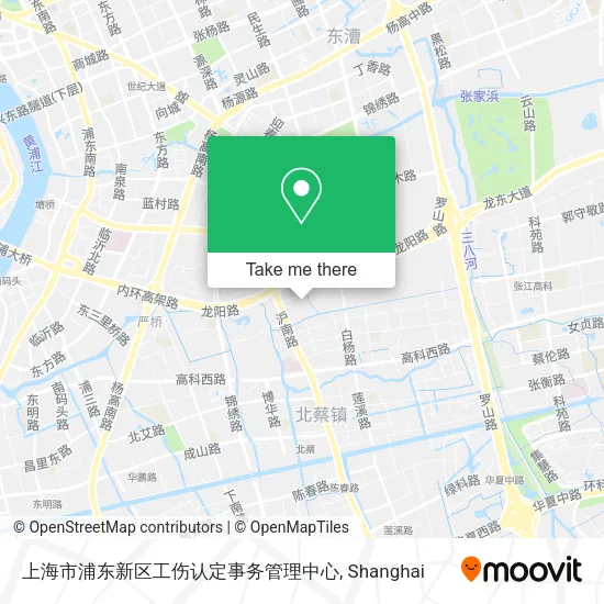 上海市浦东新区工伤认定事务管理中心 map