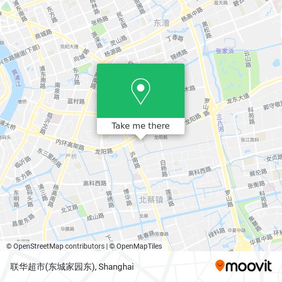 联华超市(东城家园东) map