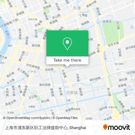 上海市浦东新区职工法律援助中心 map