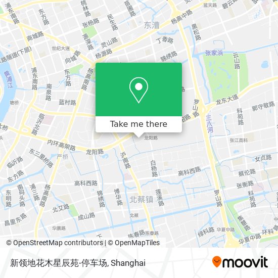 新领地花木星辰苑-停车场 map