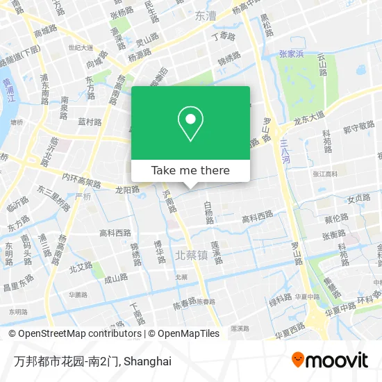 万邦都市花园-南2门 map