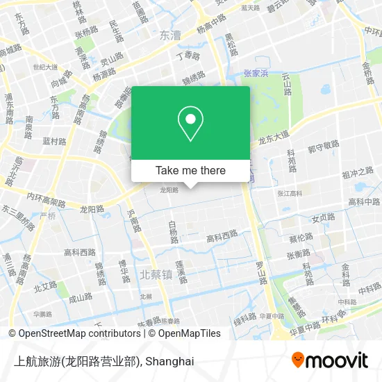 上航旅游(龙阳路营业部) map