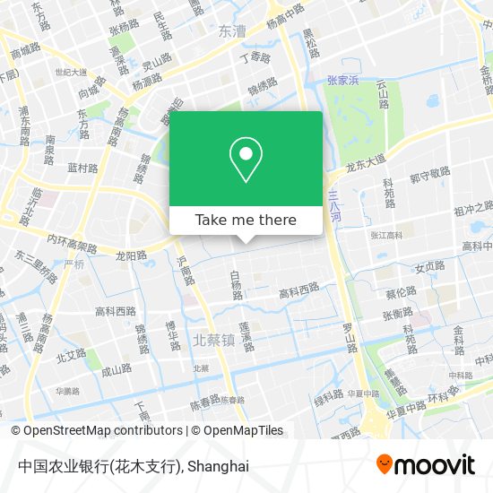 中国农业银行(花木支行) map