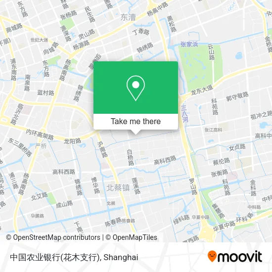 中国农业银行(花木支行) map