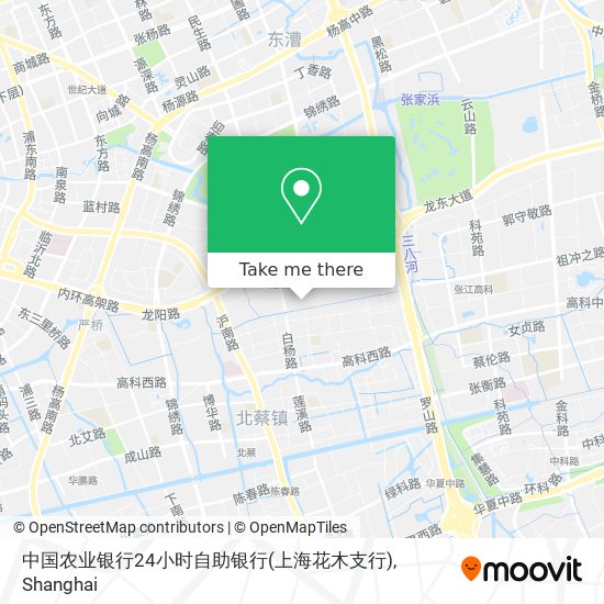 中国农业银行24小时自助银行(上海花木支行) map