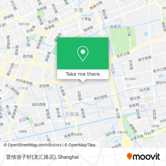 晋情游子轩(龙汇路店) map