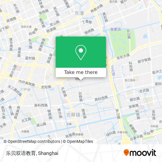 乐贝双语教育 map