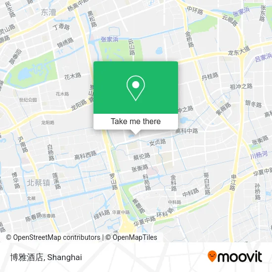 博雅酒店 map