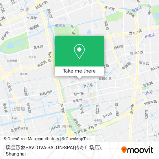璞玺形象PAVLOVA·SALON·SPA(传奇广场店) map