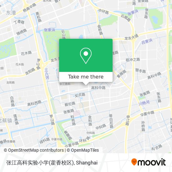 张江高科实验小学(藿香校区) map