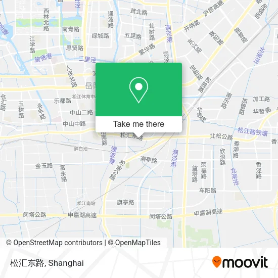 松汇东路 map