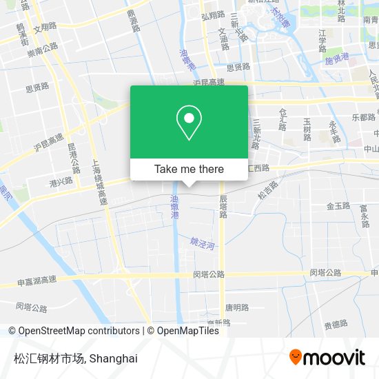 松汇钢材市场 map