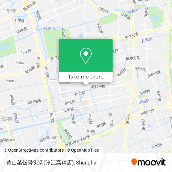 黄山菜饭骨头汤(张江高科店) map