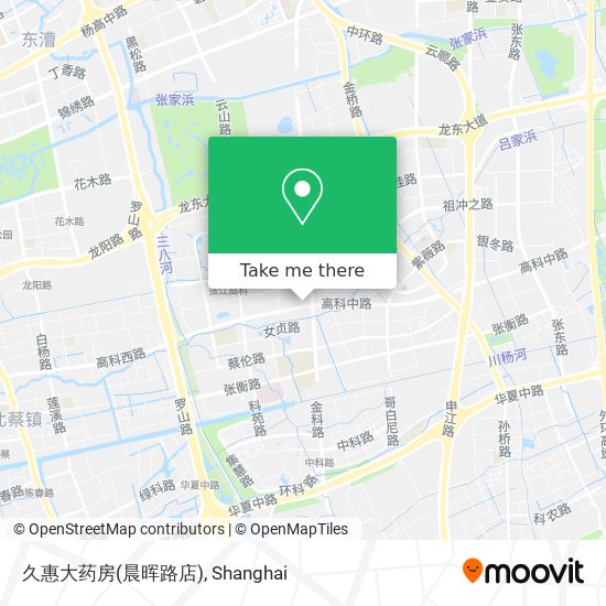 久惠大药房(晨晖路店) map