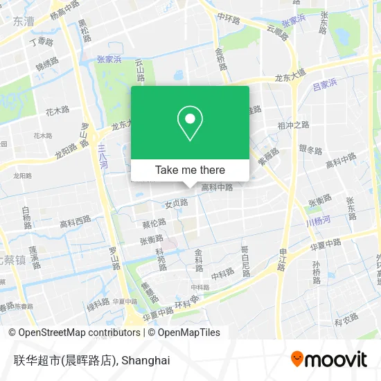 联华超市(晨晖路店) map