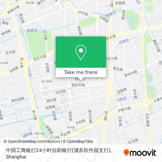 中国工商银行24小时自助银行(浦东软件园支行) map