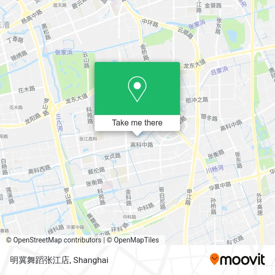明冀舞蹈张江店 map