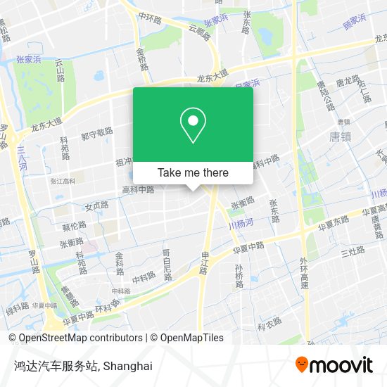 鸿达汽车服务站 map