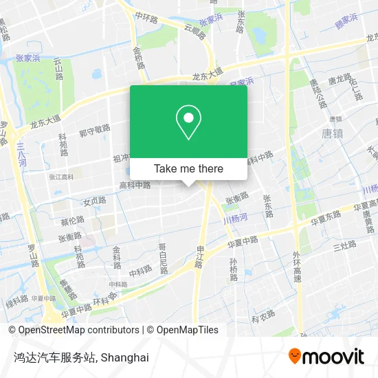 鸿达汽车服务站 map