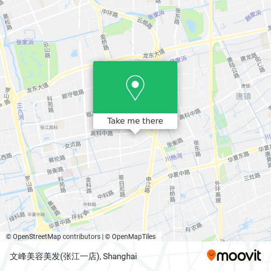 文峰美容美发(张江一店) map