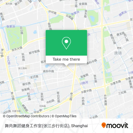 舞尚舞蹈健身工作室(张江步行街店) map
