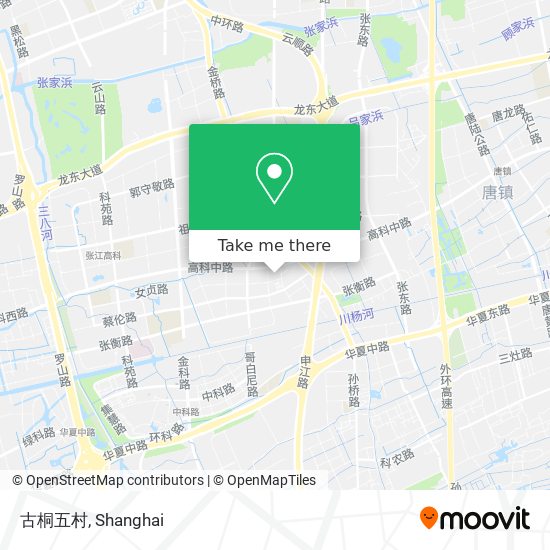 古桐五村 map