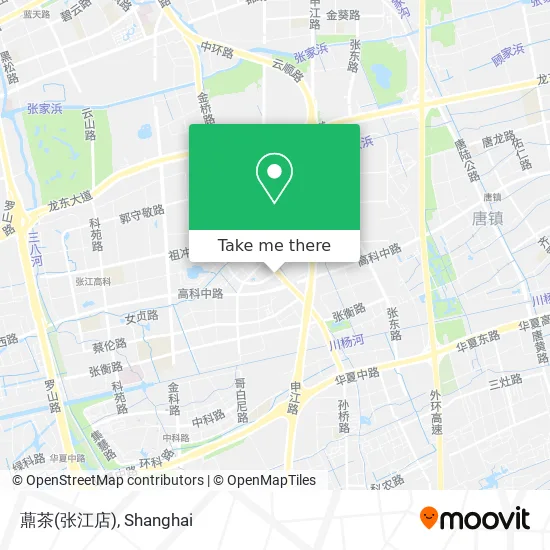 薡茶(张江店) map