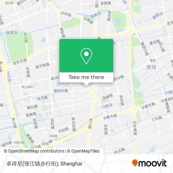 卓诗尼(张江镇步行街) map