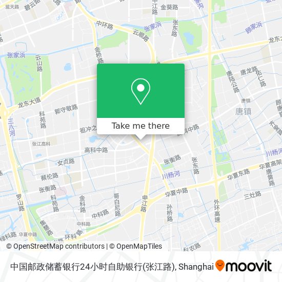 中国邮政储蓄银行24小时自助银行(张江路) map