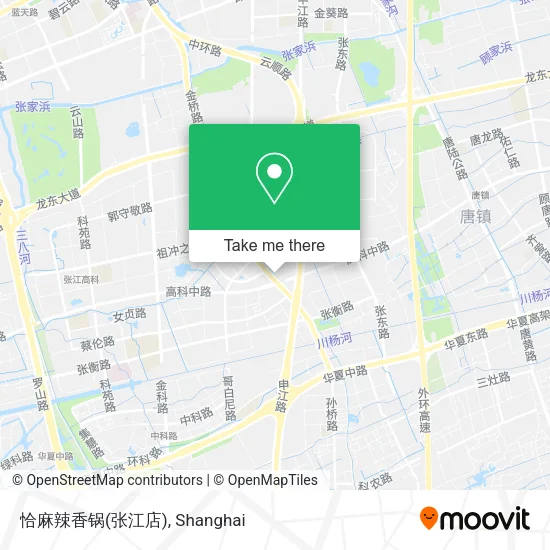 恰麻辣香锅(张江店) map