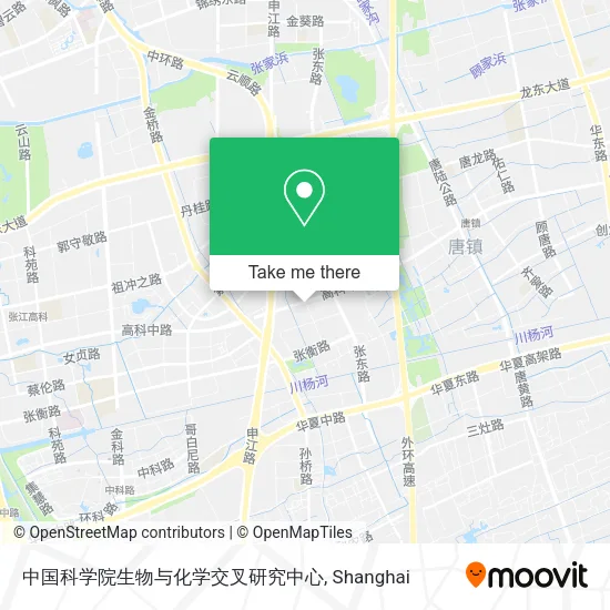中国科学院生物与化学交叉研究中心 map