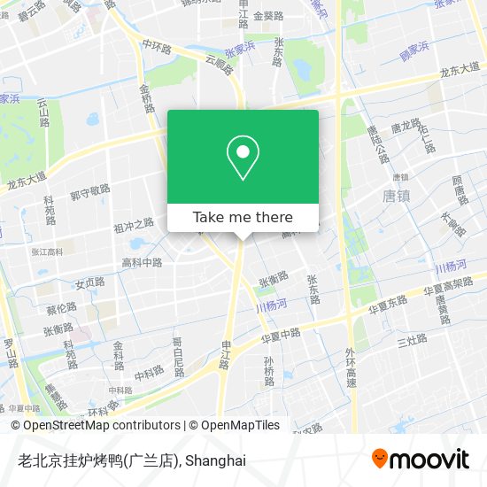 老北京挂炉烤鸭(广兰店) map