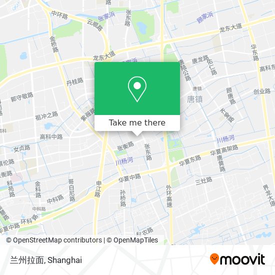 兰州拉面 map