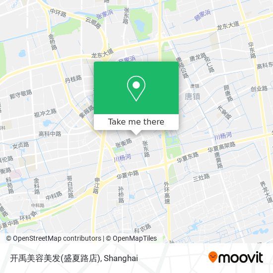 开禹美容美发(盛夏路店) map