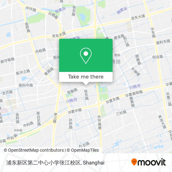 浦东新区第二中心小学张江校区 map