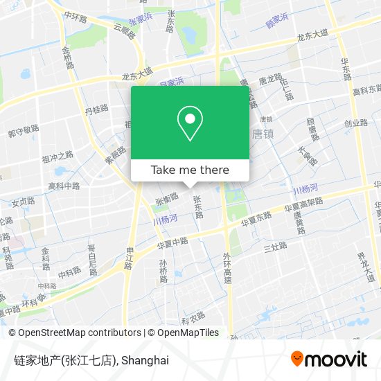 链家地产(张江七店) map