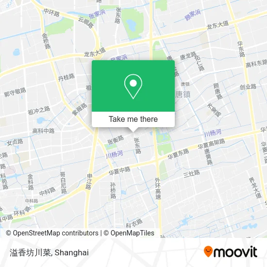 溢香坊川菜 map