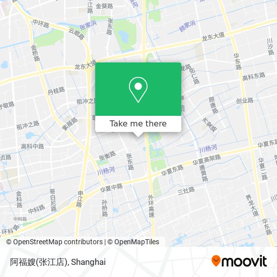 阿福嫂(张江店) map