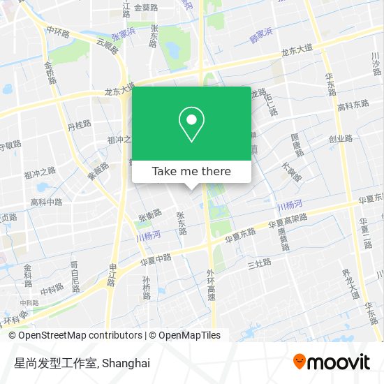 星尚发型工作室 map