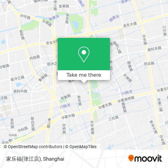 家乐福(张江店) map