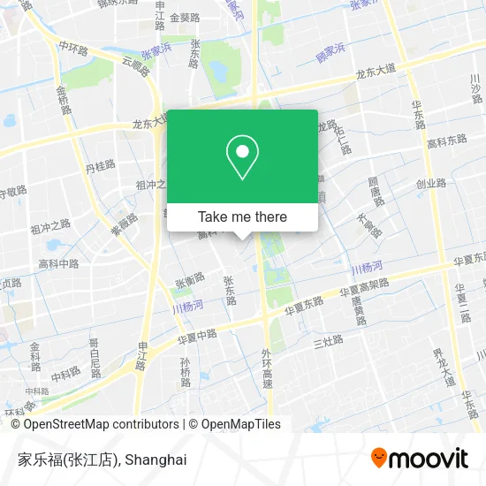 家乐福(张江店) map